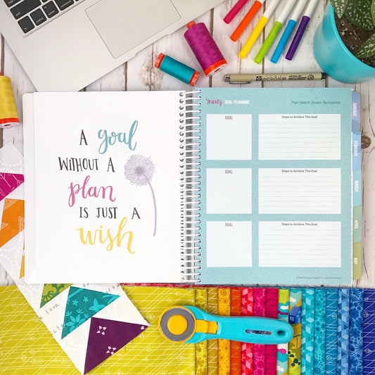 Yearly Goal Setting with the Quilter's Planner