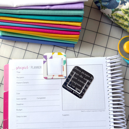 Quilty Page Markers/Bookmarks, set of 2