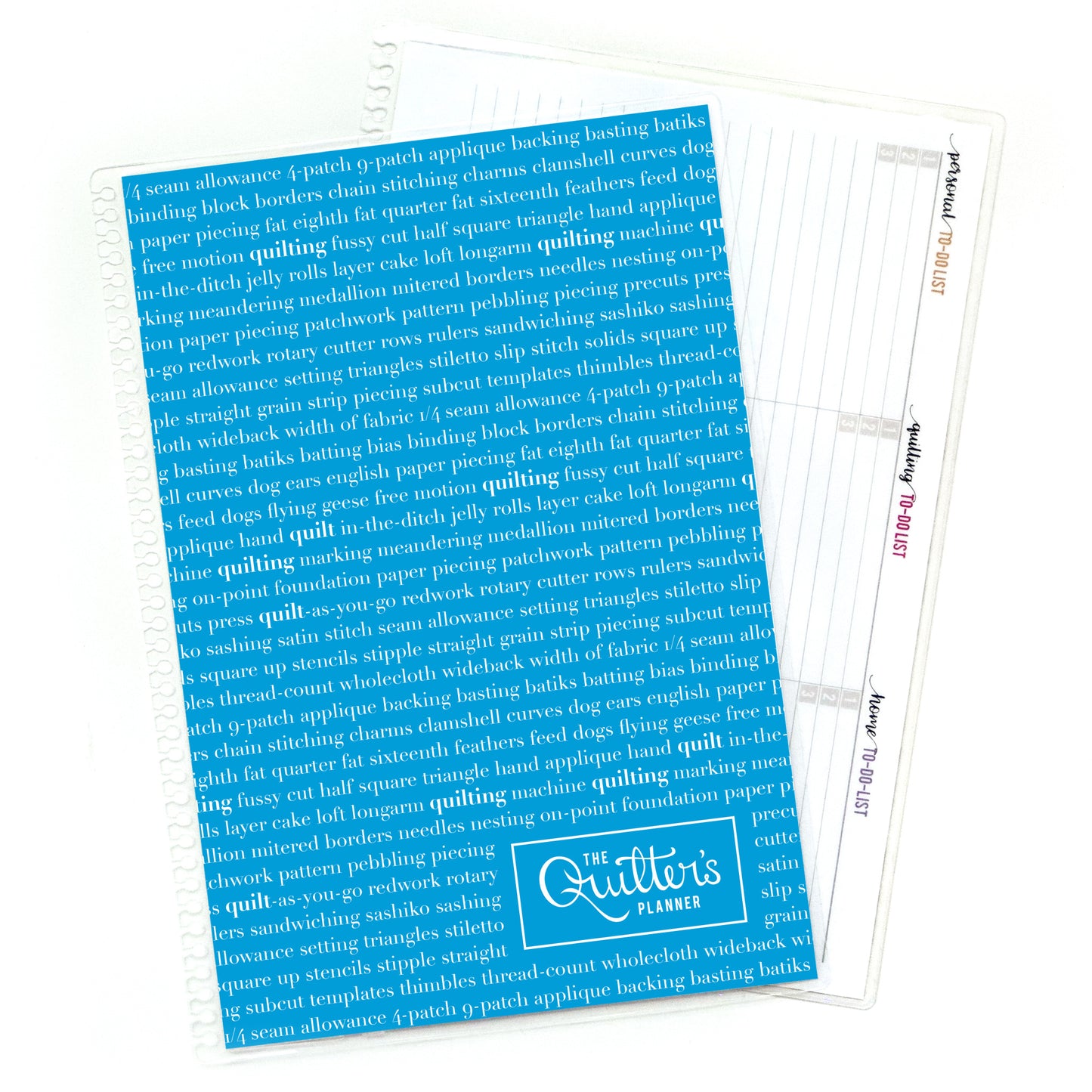 Quilting Vocabulary Clip-in Cover