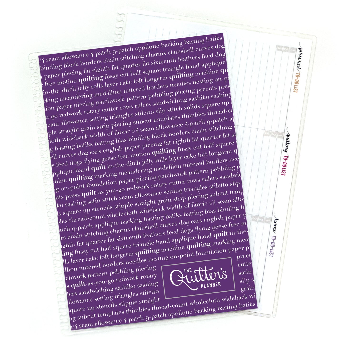 Quilting Vocabulary Clip-in Cover