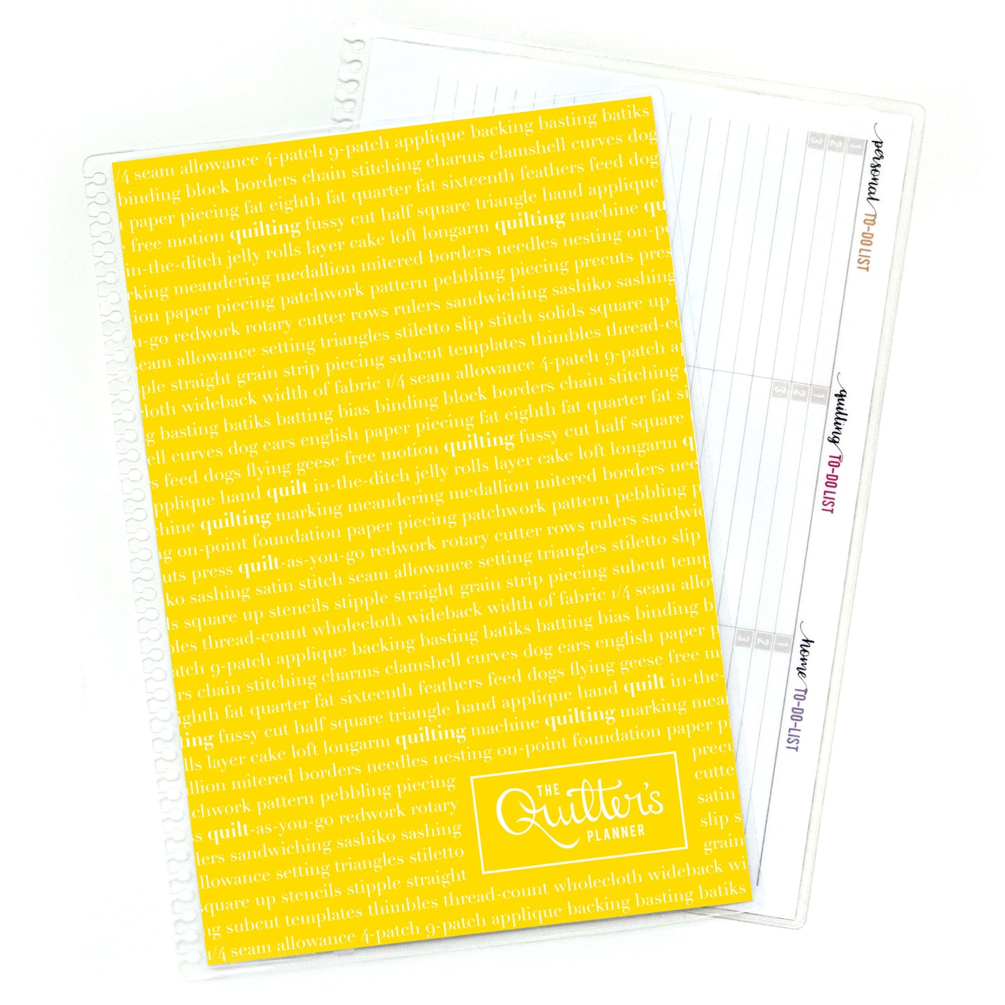 Quilting Vocabulary Clip-in Cover