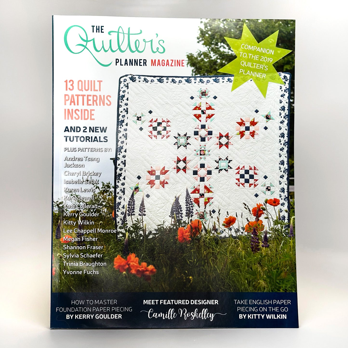 2019 Quilter's Planner Magazine: 12 sewing patterns inside