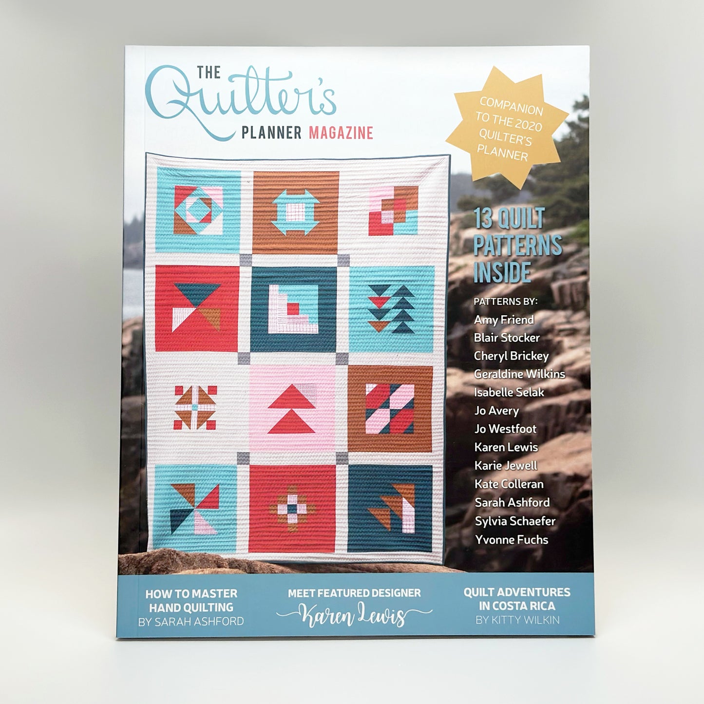 2020 Quilter's Planner Magazine: 13 sewing patterns inside