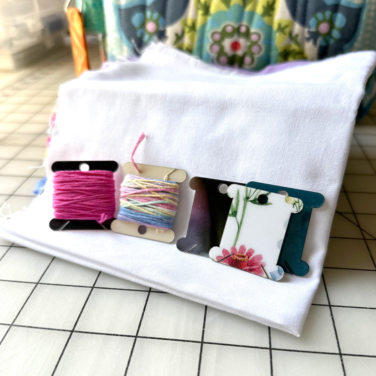 Embroidery Floss/Thread Bobbins, set of 5