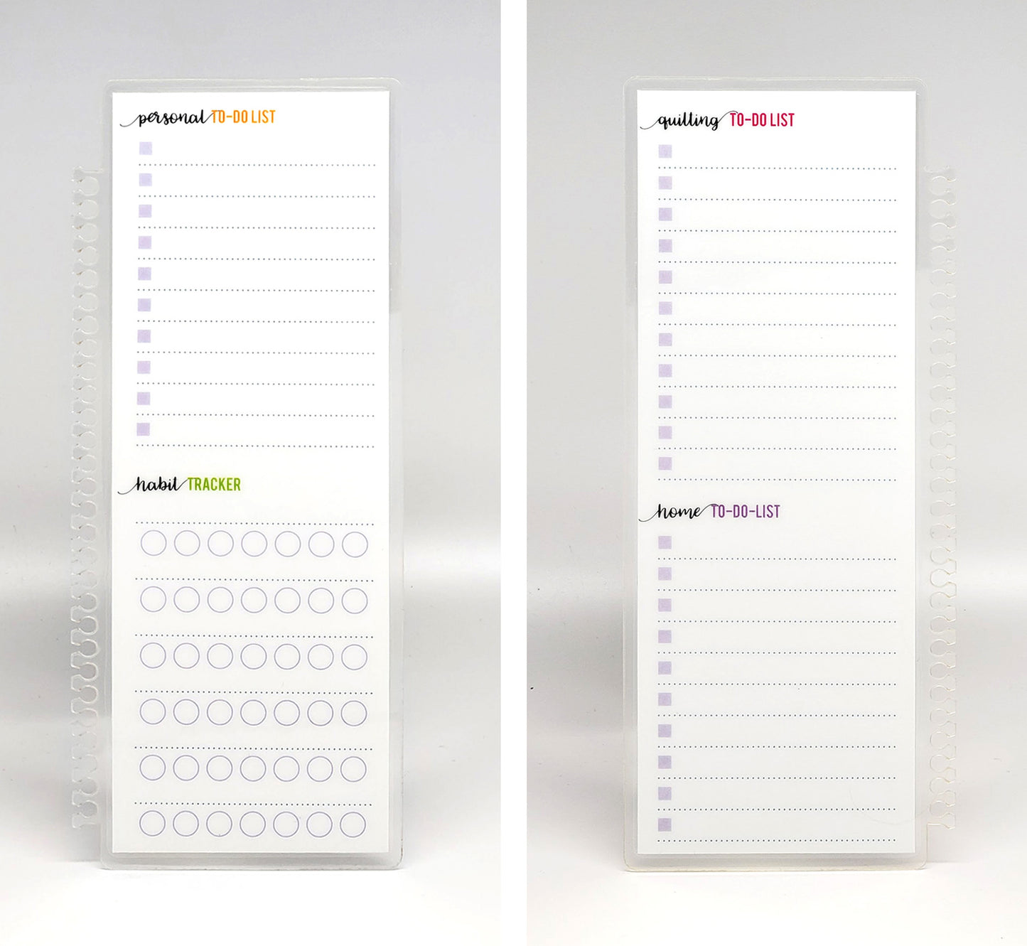 To-Do List & Habit Tracker Laminated Bookmark for Quilters