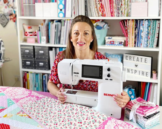 Sarah Ashford in her home studio in the UK