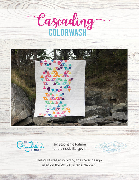 Cascading Colorwash quilt pattern