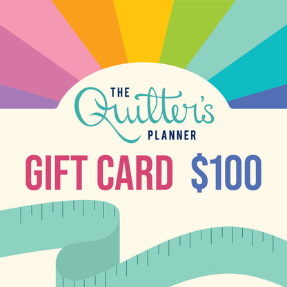 Quilter's Planner Gift Card