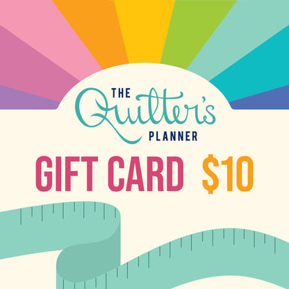 Quilter's Planner Gift Card