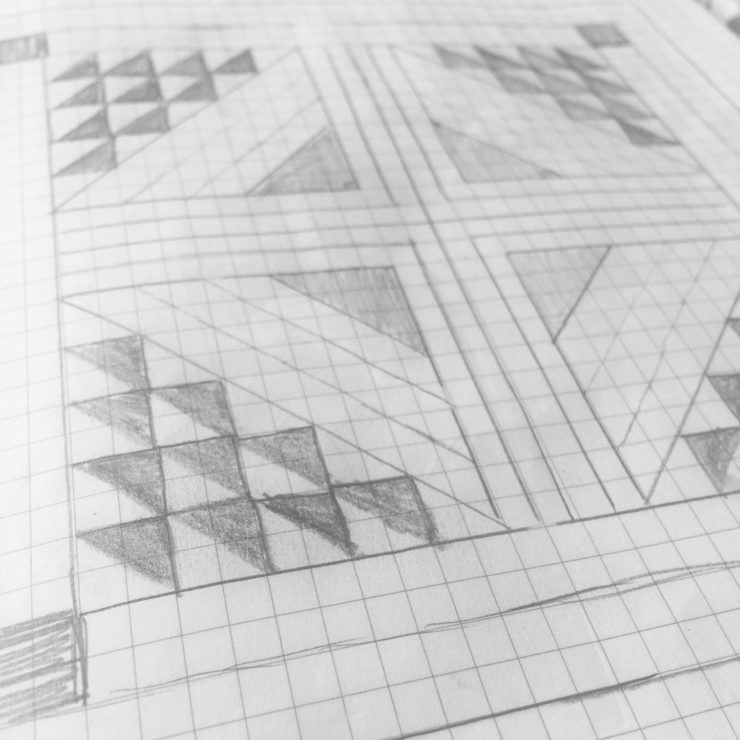 graph paper sketch